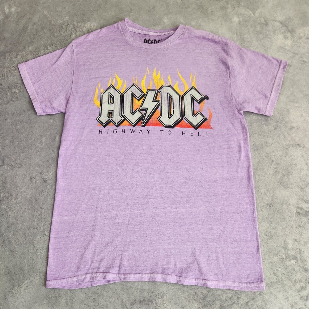 New AC/DC Highway To Hell Heavy Metal Rock T-Shirt People Shirt Tee Band Top